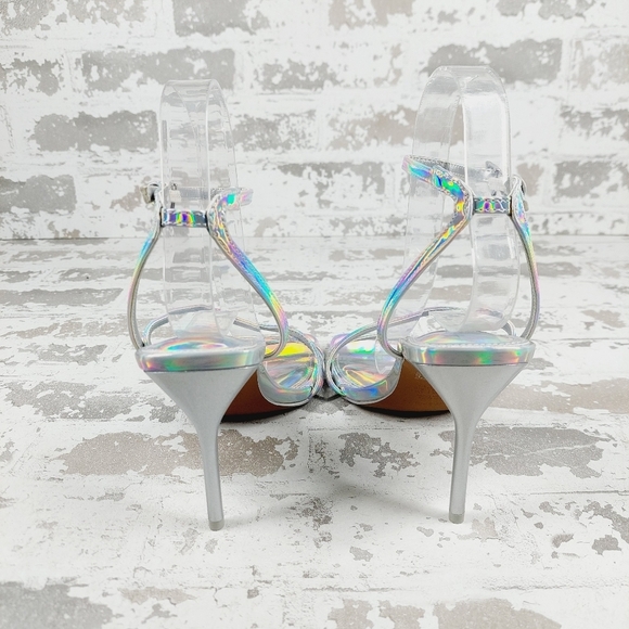 New Call it Spring Silver Angelic Heeled Sandal C60 - Picture 6 of 12